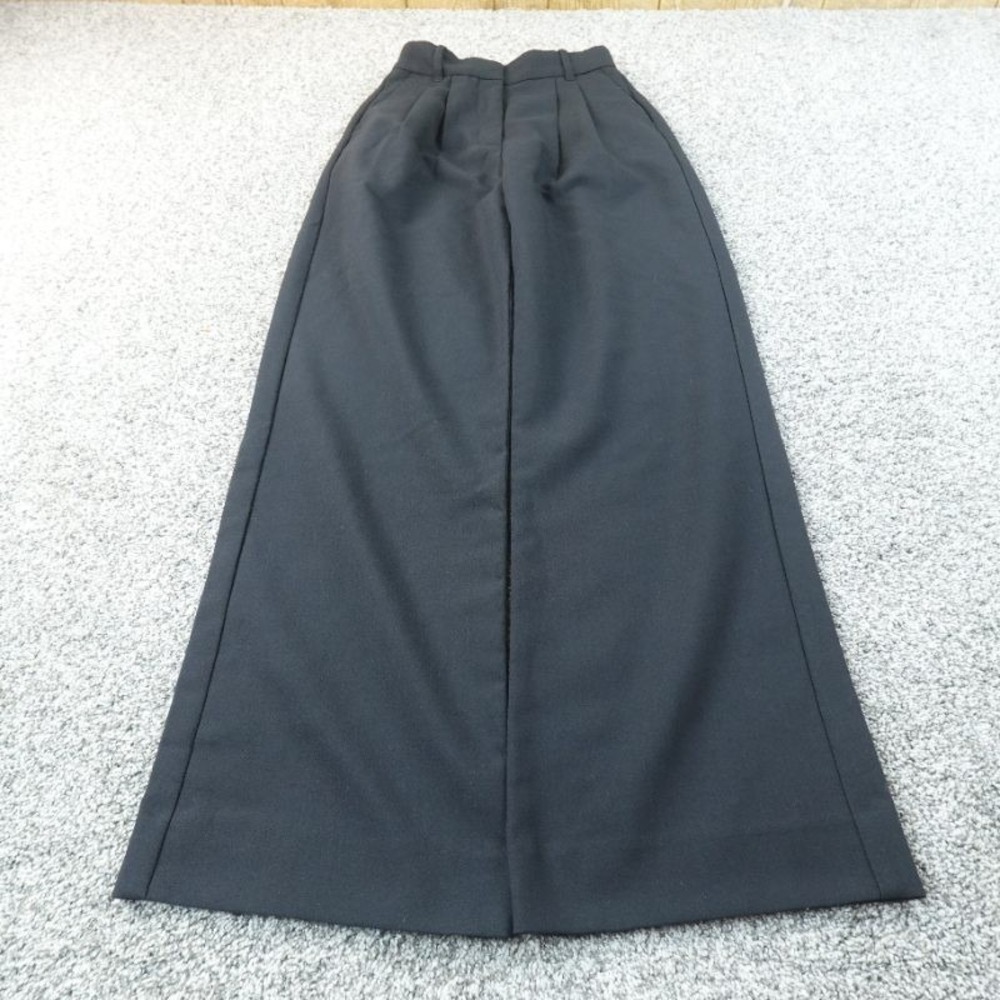 Abercrombie Fitch Pants Womens‎ 0 Black Chino Trouser Wide Leg Palazzo High Rise